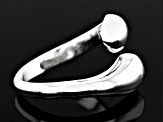 Sterling Silver Graduated Bypass Ring