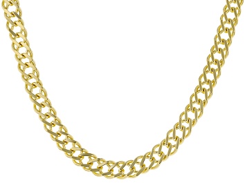 Picture of 18k Yellow Gold Over Sterling Silver 4.5mm Double Marquise 20 Inch Chain