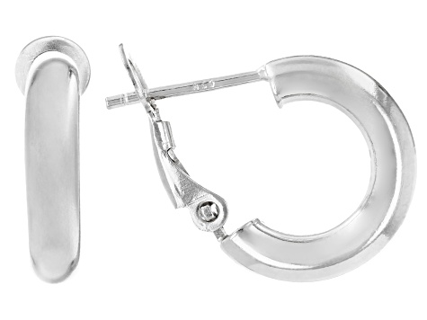 Sterling Silver 1/2" Hoop Earrings