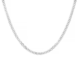 Sterling Silver Cristallo Link 20 Inch Chain