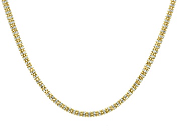 18k Yellow Gold Over Bronze 3mm Cardano 24 Inch Chain - MA609B | JTV