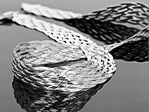 Sterling Silver Braided Necklace