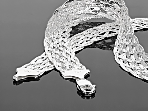 Twisted Braid Chain - Silver/Chrome Chain Luxury Strap for Petite Bags –  Mautto