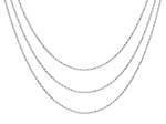 Sterling Silver 1.35mm Cardano Snake Link 18, 20, & 22 Inch Chain Sterling Silver 1.35mm Cardano Snake Link 18, 20, & 22 Inch Chain