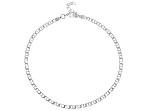 Sterling Silver Mariner Link Anklet
