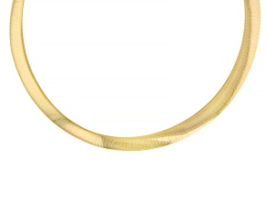 18k Yellow Gold Over Sterling Silver Cleopatra 17 Inch Necklace
