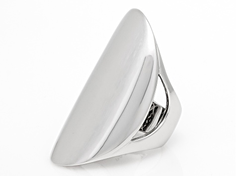 Rhodium Over Sterling Silver Statement Ring
