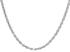 Sterling Silver 3.3mm Rope Chain