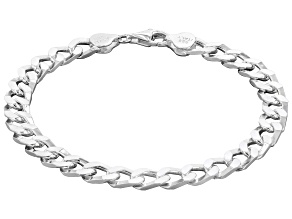 Sterling Silver 7.1mm Curb Bracelet