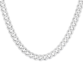 Sterling Silver 6.9mm Curb Chain