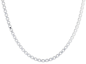 Sterling Silver 2.8mm Box 18" Chain