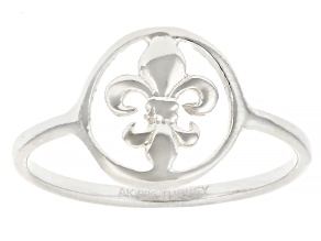 Sterling Silver Fleur-De-Lis Ring
