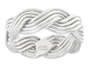 Sterling Silver Braided Band Ring