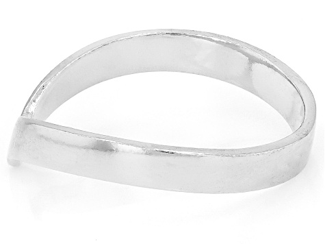 Sterling Silver 3mm Chevron Band Ring