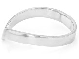 Sterling Silver 3mm Chevron Band Ring