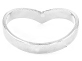 Sterling Silver 3mm Chevron Band Ring