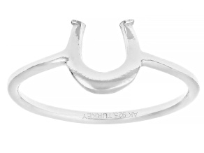 Sterling Silver Horseshoe Ring