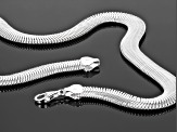 Sterling Silver 9.8mm Cashmere Snake Necklace 18 Inches