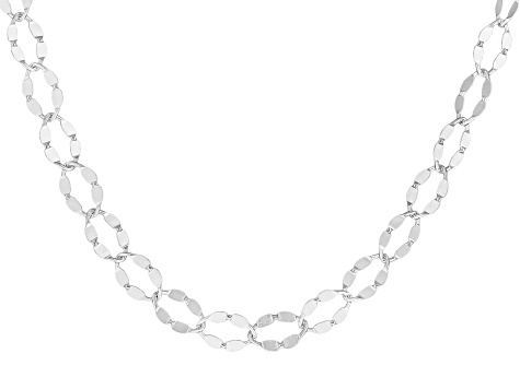 Sterling Silver 6mm Oval Mirror Link - AG1755 | JTV