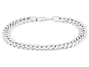 Sterling Silver 8mm Curb Bracelet
