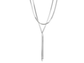 Sterling Silver Multi-Strand Flat 18 Inch Herringbone Necklace