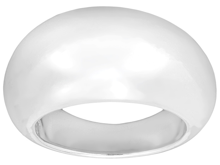 Sterling Silver Polished Dome Ring