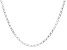 Sterling Silver 3.5mm Flat Paperclip 24 Inch Chain