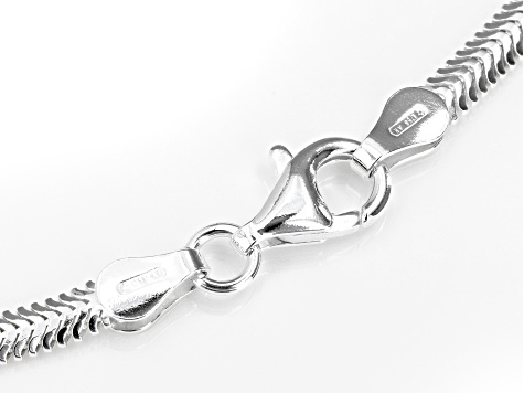 Snake Chain 4MM Sterling Silver – Jewelry By Vince