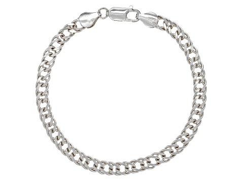 Sterling Silver 5MM Twisted Curb Link Bracelet