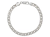 Sterling Silver 5MM Twisted Curb Link Bracelet