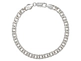 Sterling Silver 5MM Twisted Curb Link Bracelet