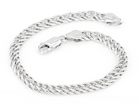 Sterling Silver 5MM Twisted Curb Link Bracelet