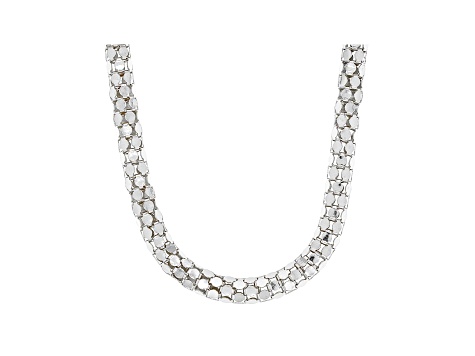 Sterling Silver 4.90MM Popcorn Chain 20 Inch Necklace