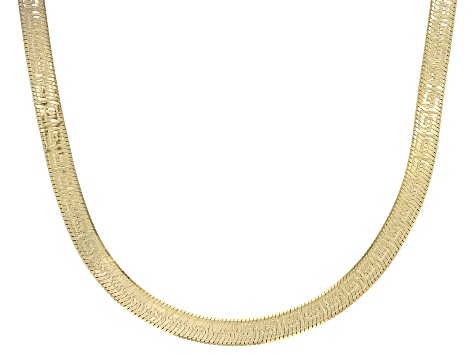 greek herringbone necklace