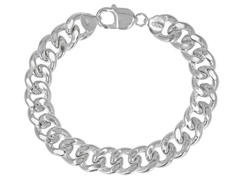 Sterling Silver 11.40MM Grumette Link Bracelet