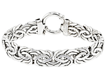 Rolo Medium Bracelet Silver 7mm — Lola & Company