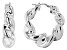 Sterling Silver Twisted High Polished Hollow Earrings