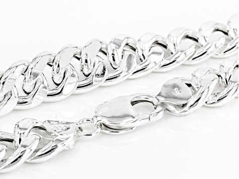 Sterling Silver 11.4MM Grumette Chain