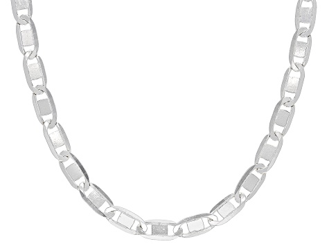 Tiara Sterling Silver 16 - 22 Adjustable Thick Snake Chain - White