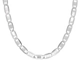 Sterling Silver 5.2mm Flat Valentino Chain