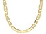 18k Yellow Gold Over Sterling Silver 5.2mm Flat Valentino Chain