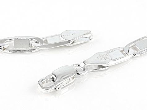 høj svovl tema Sterling Silver 5.2mm Valentino Bracelet - AG681A | JTV.com