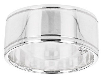 Picture of Sterling Silver 9.2mm Cornice Band Ring