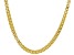 18k Yellow Gold Over Sterling Silver Square Box Link Chain