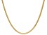 18k Yellow Gold Over Sterling Silver Foxtail Link Chain