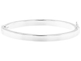 Sterling Silver 7mm Hinged Bangle Bracelet