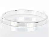 Sterling Silver 7mm Hinged Bangle Bracelet
