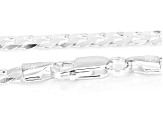 Sterling Silver 5.6mm Flat Curb Chain Necklace