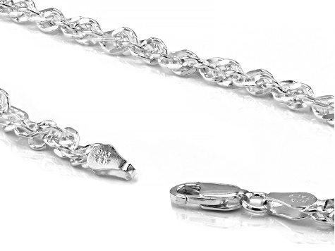 Sterling Silver Singapore Link 16 Inch Chain