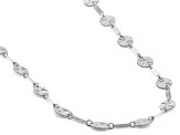 Sterling Silver Starburst 18 Inch Chain